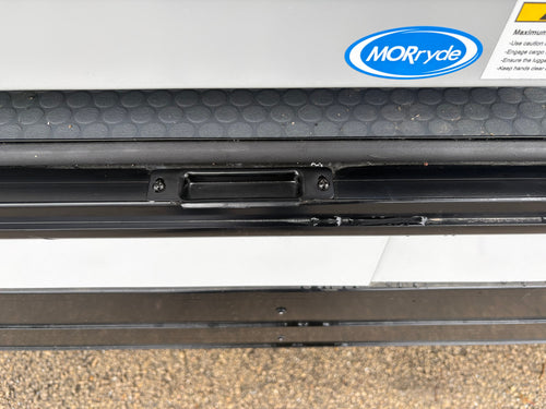 Black Latch Plate (Powder Coated)